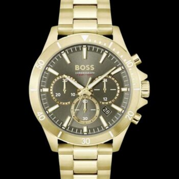 Montre Chronographe Hugo Boss - Or & Nuit