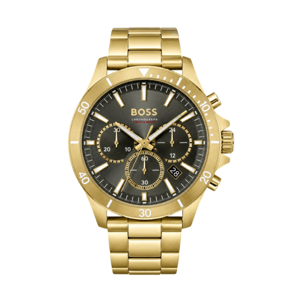 Montre Chronographe Hugo Boss - Or & Nuit