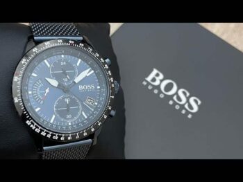 Montre Chronographe Hugo Boss - Acier Noir Urbain
