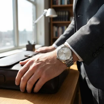 Burberry The City en acier argenté  42 mm  – Montre homme Burberry