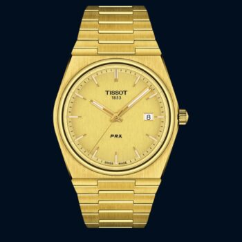 Tissot PRX  en acier doré  40 mm – Montre homme Tissot